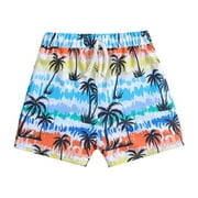 Toddler Kids Baby Boys Summer Printed Shorts Quick Dry Beach Swimwear Swimming Trunks Clothes